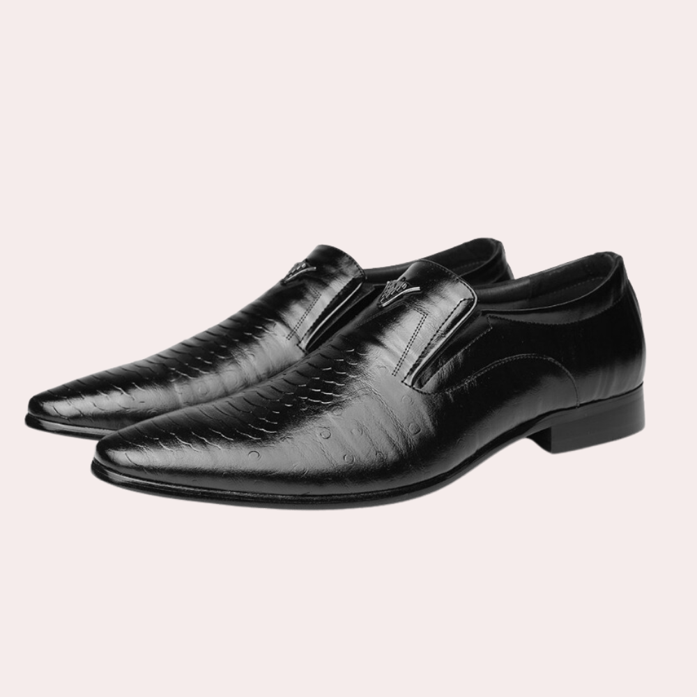 Classic and Stylish Men's Shoes - Dario-Black-6.5-Nora Luxe