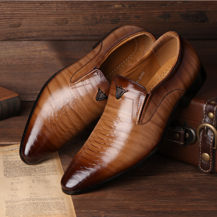 Classic and Stylish Men's Shoes - Dario-Black-6.5-Nora Luxe