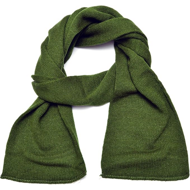 Classic Double Layer Knit Winter Scarf for Men - Xander-Marine Blue-Nora Luxe