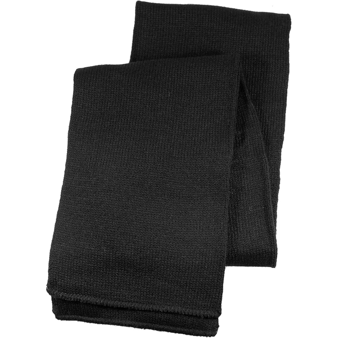 Classic Double Layer Knit Winter Scarf for Men - Xander-Marine Blue-Nora Luxe
