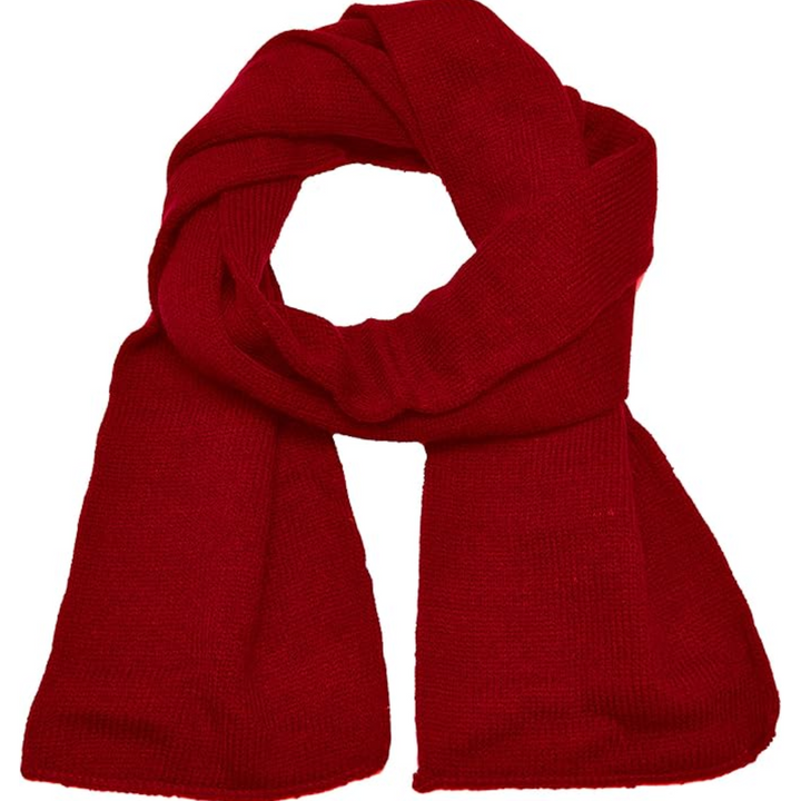 Classic Double Layer Knit Winter Scarf for Men - Xander-Marine Blue-Nora Luxe