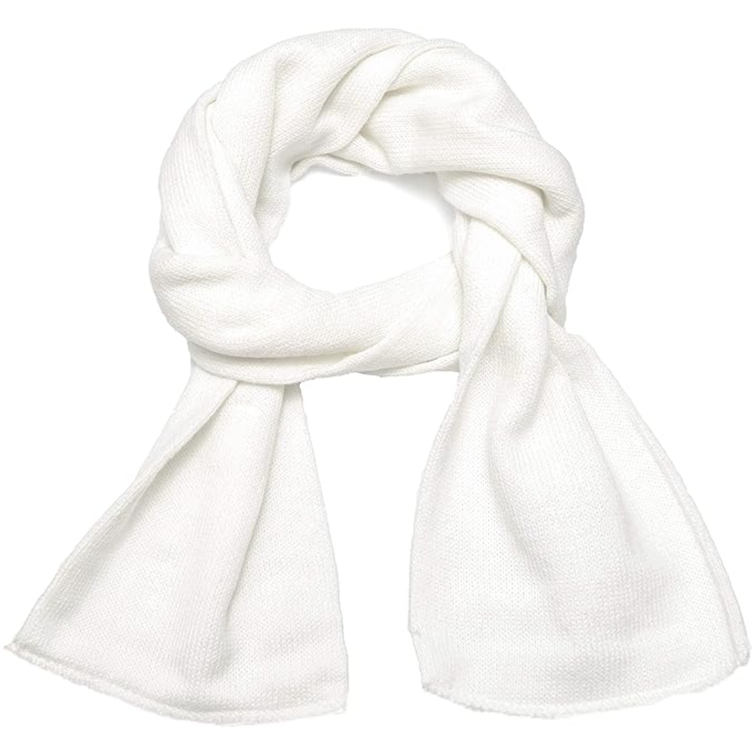Classic Double Layer Knit Winter Scarf for Men - Xander-Marine Blue-Nora Luxe