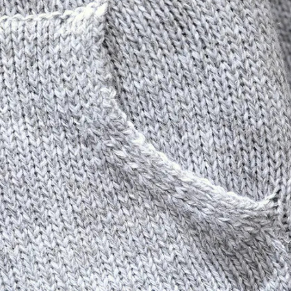 Classic Knitted Hoodie for Men - Milan-Black-S-Nora Luxe