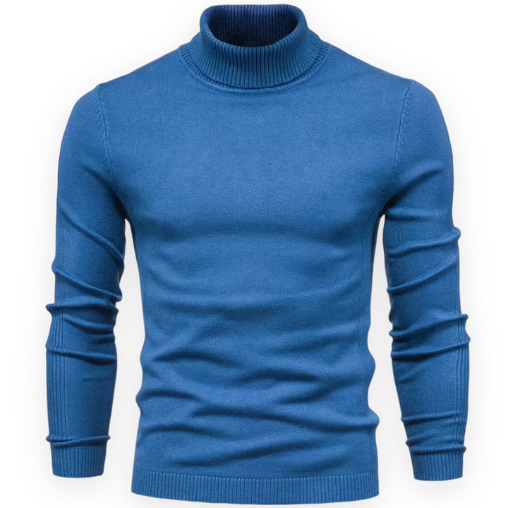 Classic Knitted Men's Sweater - Valen-Black-S-Nora Luxe