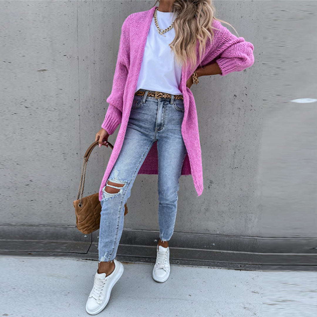 Classic Ladies Cardigan - Camile-Beige-S-Nora Luxe