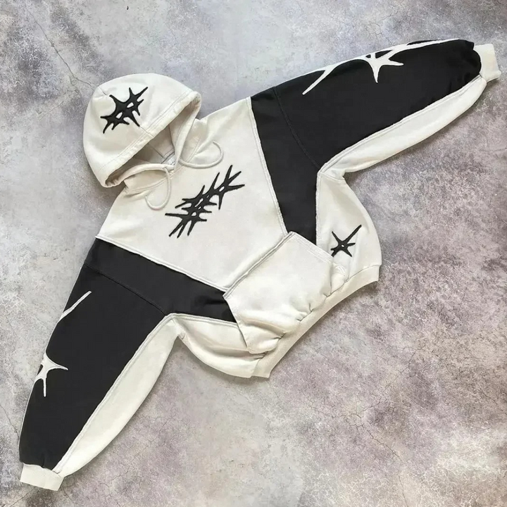 Classic Ladies Hoodie - Noa-Black White-XS-Nora Luxe