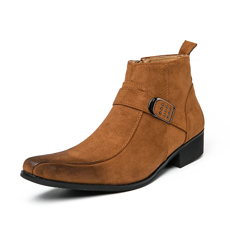 Classic Learning Men's Boots - Felix-Brown/Black-6.5-Nora Luxe