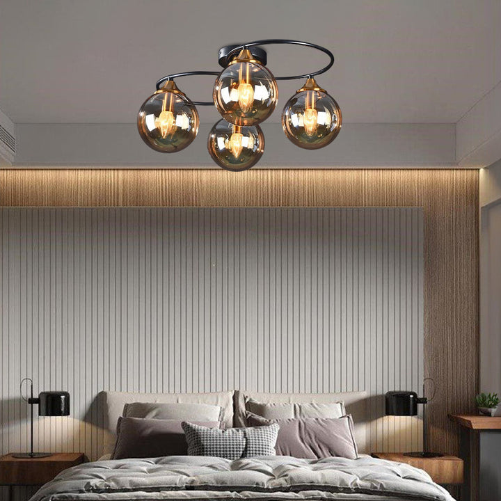 Classic LED Ceiling Light - LumiAura-Amber-Daylight-4-Nora Luxe