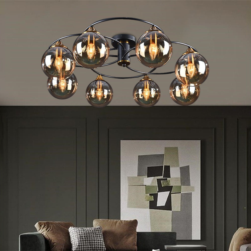 Classic LED Ceiling Light - LumiAura-Amber-Daylight-8-Nora Luxe