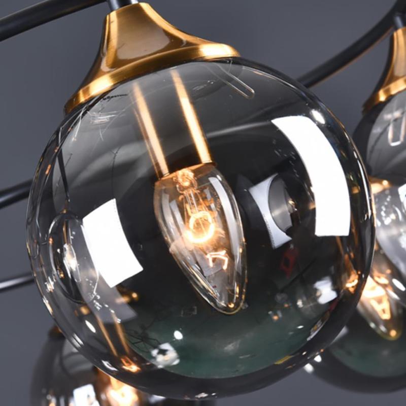 Classic LED Ceiling Light - LumiAura-Smoke grey-Daylight-4-Nora Luxe