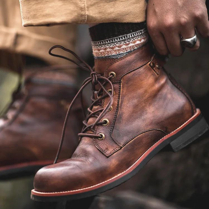 Classic Men's Boots with Ultimate Comfort - Cassian-Brown-6-Nora Luxe