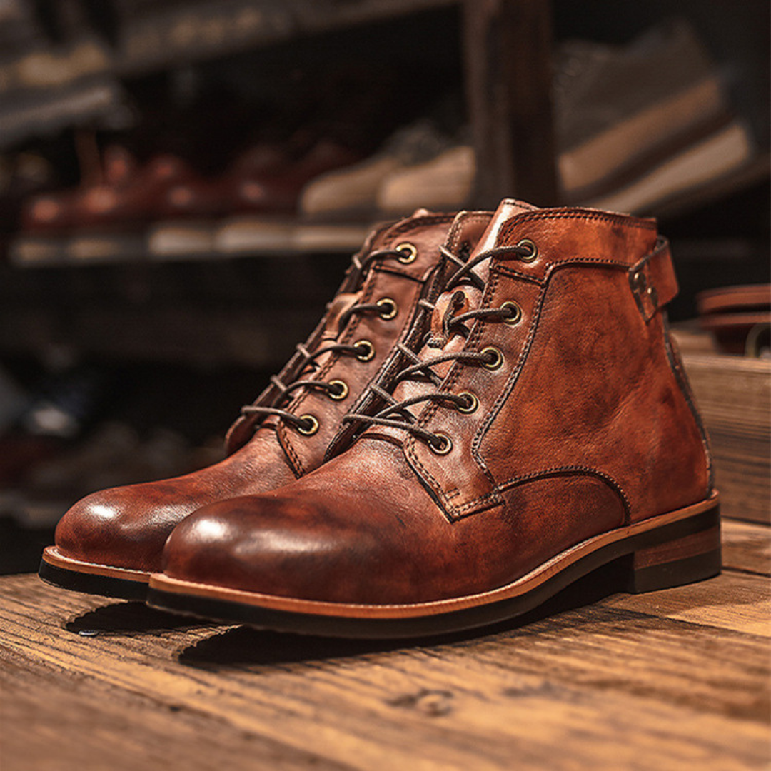 Classic Men's Boots with Ultimate Comfort - Cassian-Brown-6-Nora Luxe