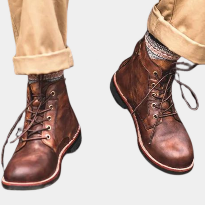 Classic Men's Boots with Ultimate Comfort - Cassian-Brown-6-Nora Luxe