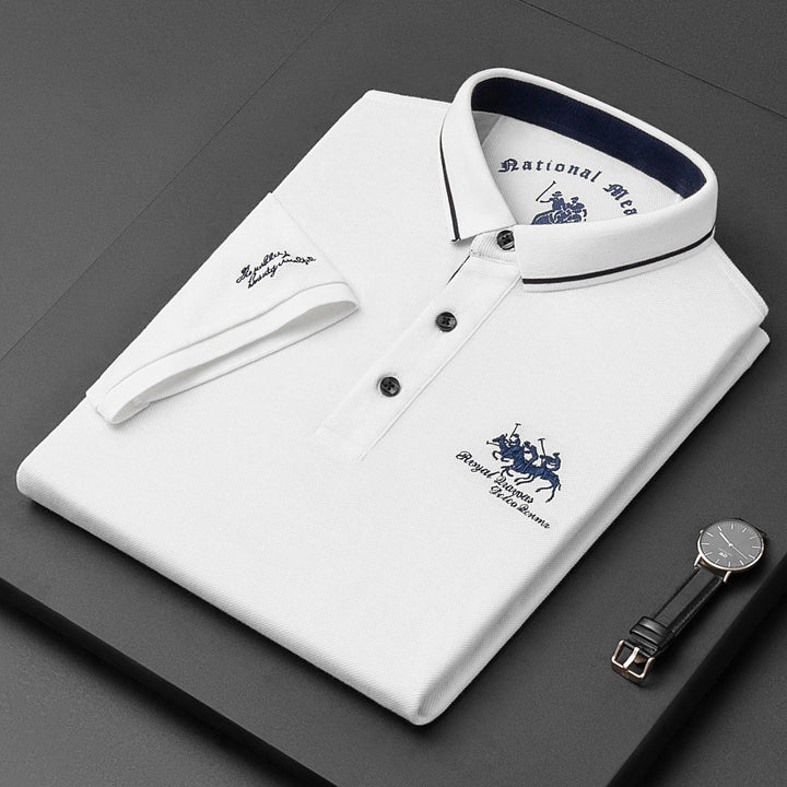 Classic Men’s Polo - Hamilton-White-M-Nora Luxe