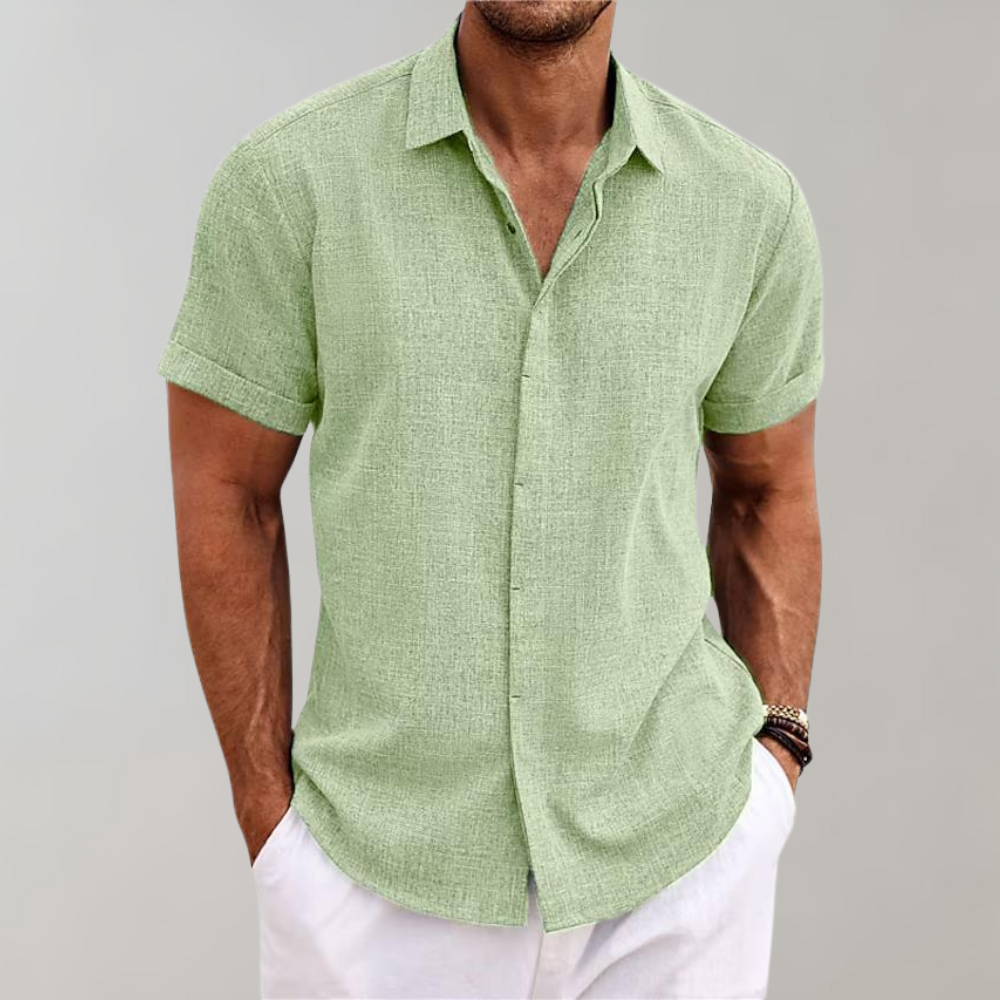 Classic Men's Polo - Harrison-Green-S-Nora Luxe