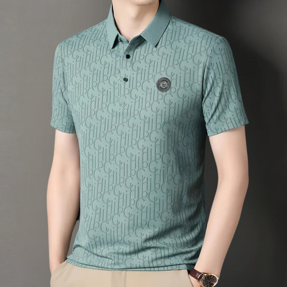 Classic Men's Polo - Timo-Green-S-Nora Luxe