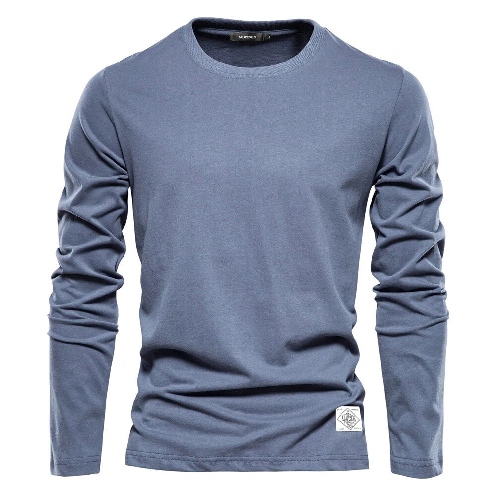 Classic Men's T-Shirt - Ethan-Blue-XS-Nora Luxe