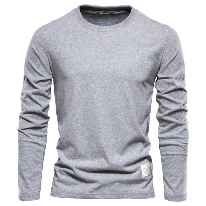 Classic Men's T-Shirt - Ethan-Light Gray-XS-Nora Luxe