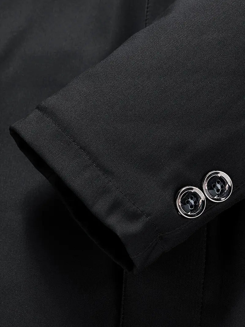 Classic Men's Trench Coat – Renovan-Dark blue-S-Nora Luxe