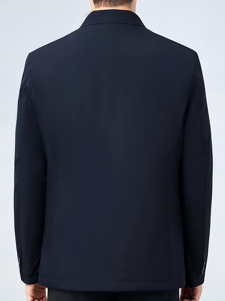 Classic Men's Trench Coat – Renovan-Dark blue-S-Nora Luxe