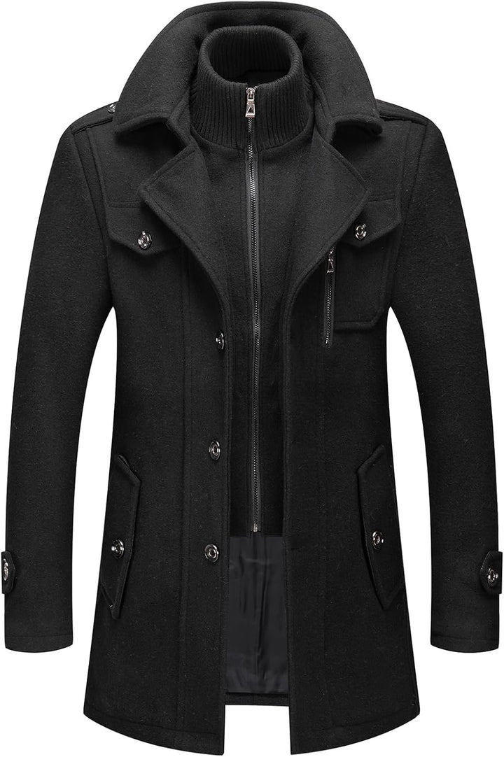 Classic Men's Winter Blazer - Luca-Brown-S-Nora Luxe
