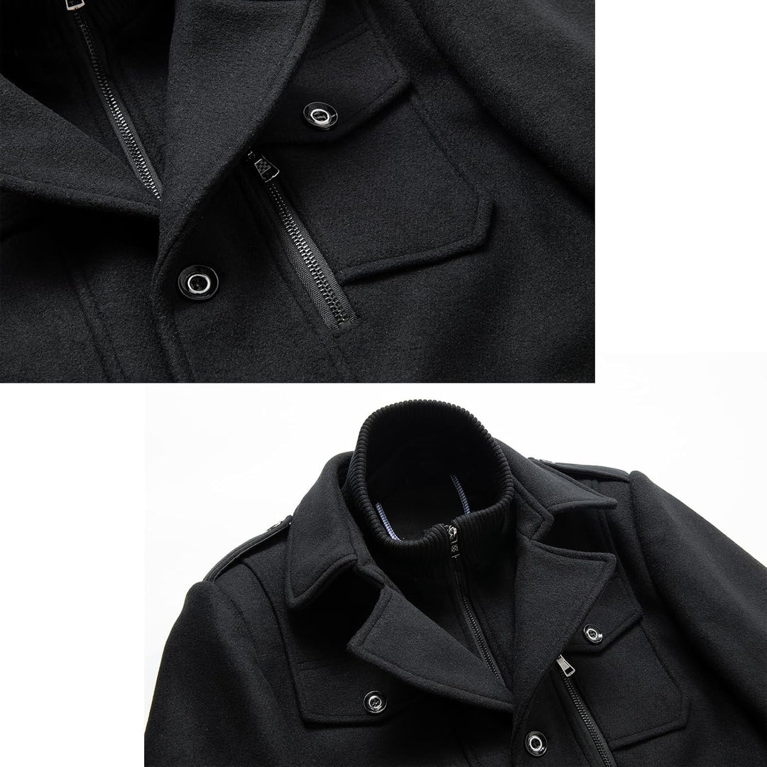 Classic Men's Winter Blazer - Luca-Brown-S-Nora Luxe