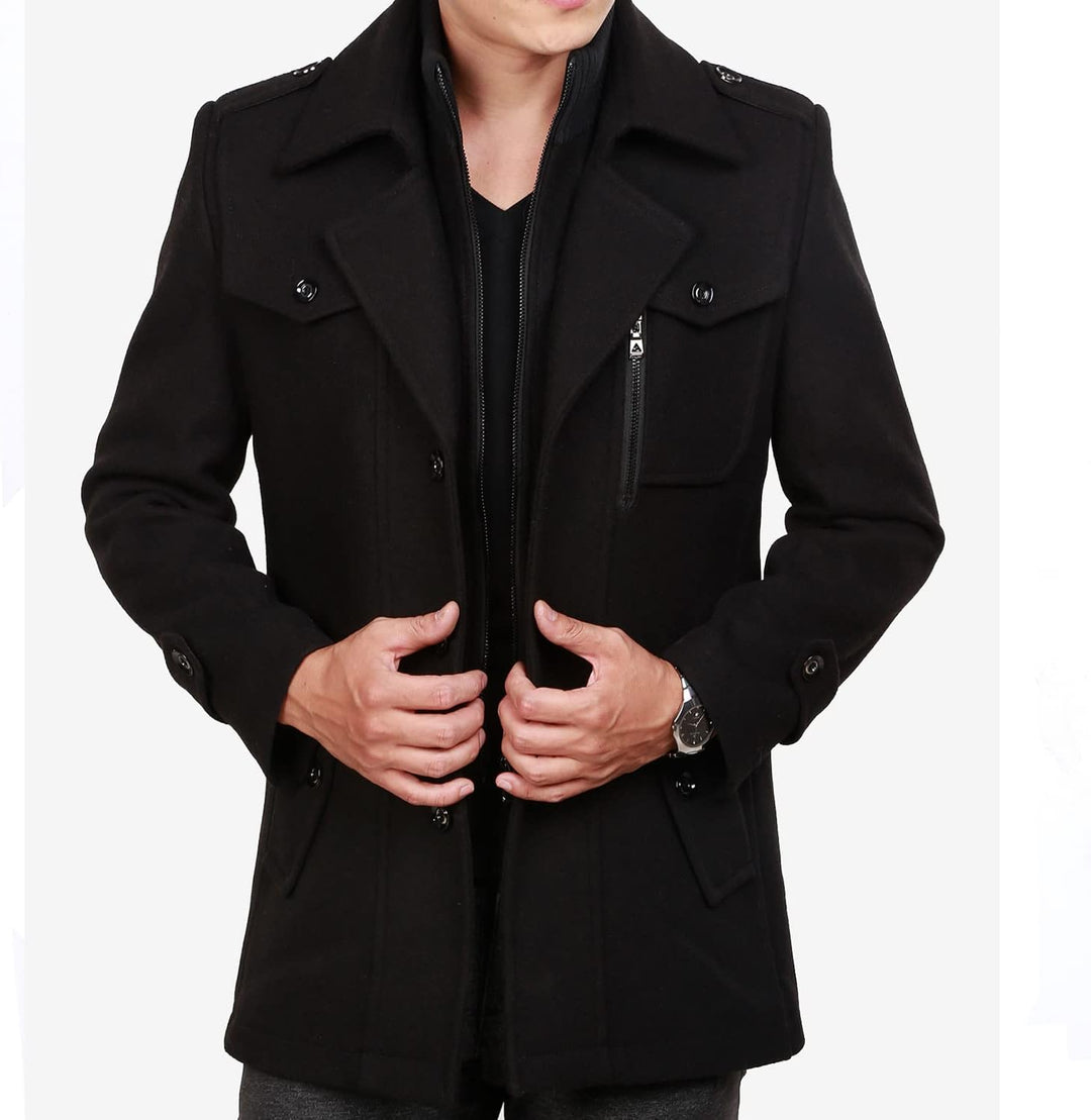 Classic Men's Winter Blazer - Luca-Brown-S-Nora Luxe