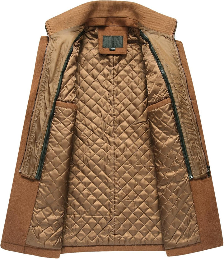 Classic Men's Winter Blazer - Luca-Brown-S-Nora Luxe