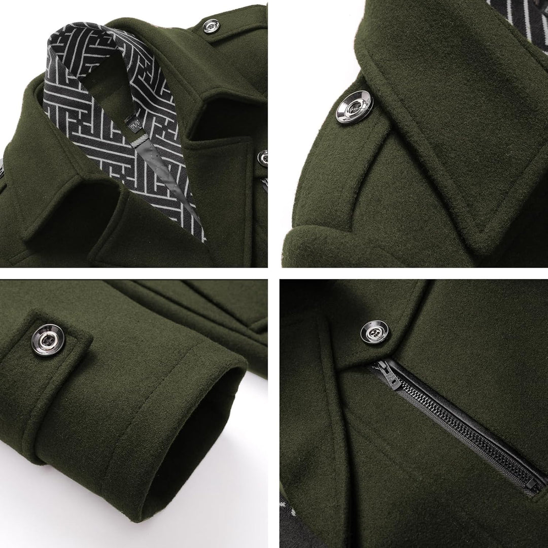 Classic Men's Winter Blazer - Luca-Brown-S-Nora Luxe