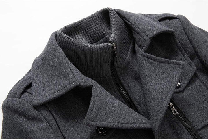 Classic Men's Winter Blazer - Luca-Brown-S-Nora Luxe
