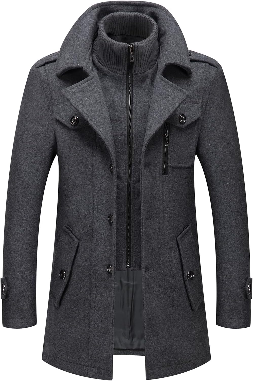 Classic Men's Winter Blazer - Luca-Brown-S-Nora Luxe