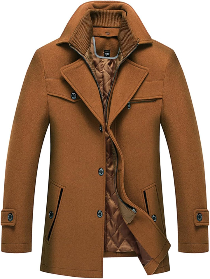 Classic Men's Winter Blazer - Luca-Yellow 2-S-Nora Luxe
