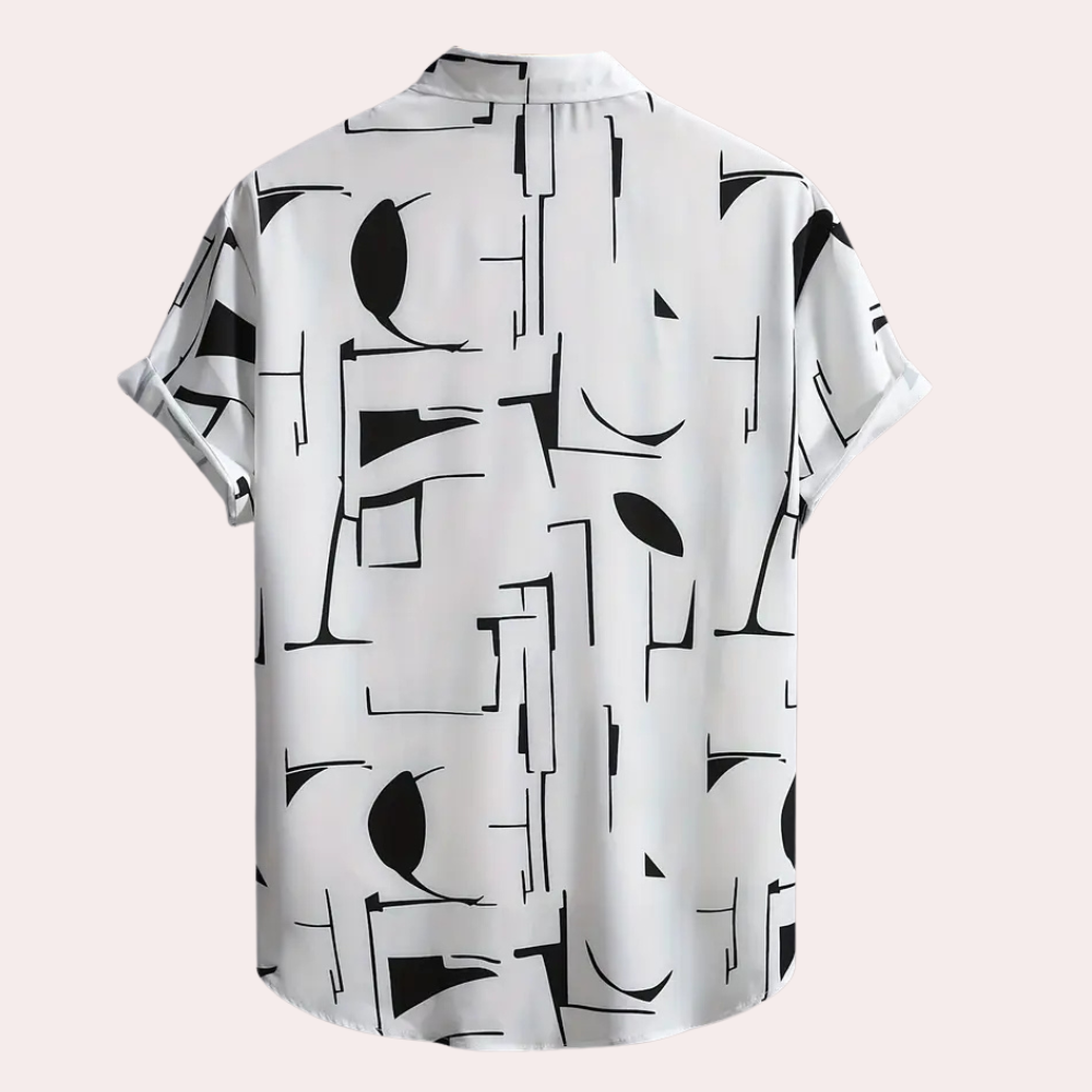 Classic Shirt with Button Closure for Men - Hugo-S-Nora Luxe