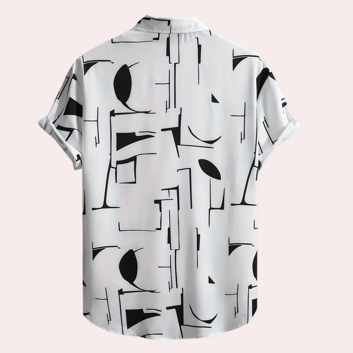 Classic Shirt with Button Closure for Men - Hugo-S-Nora Luxe
