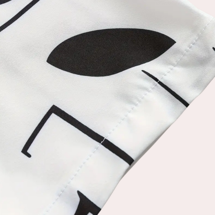 Classic Shirt with Button Closure for Men - Hugo-S-Nora Luxe
