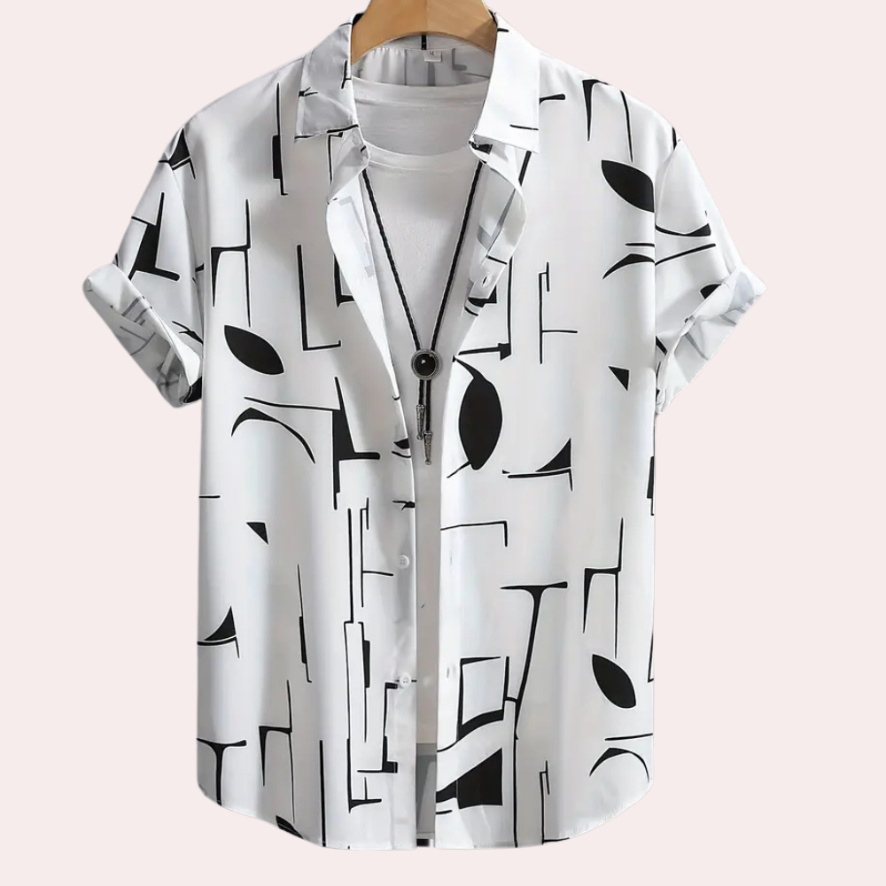 Classic Shirt with Button Closure for Men - Hugo-S-Nora Luxe
