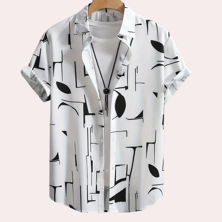 Classic Shirt with Button Closure for Men - Hugo-S-Nora Luxe