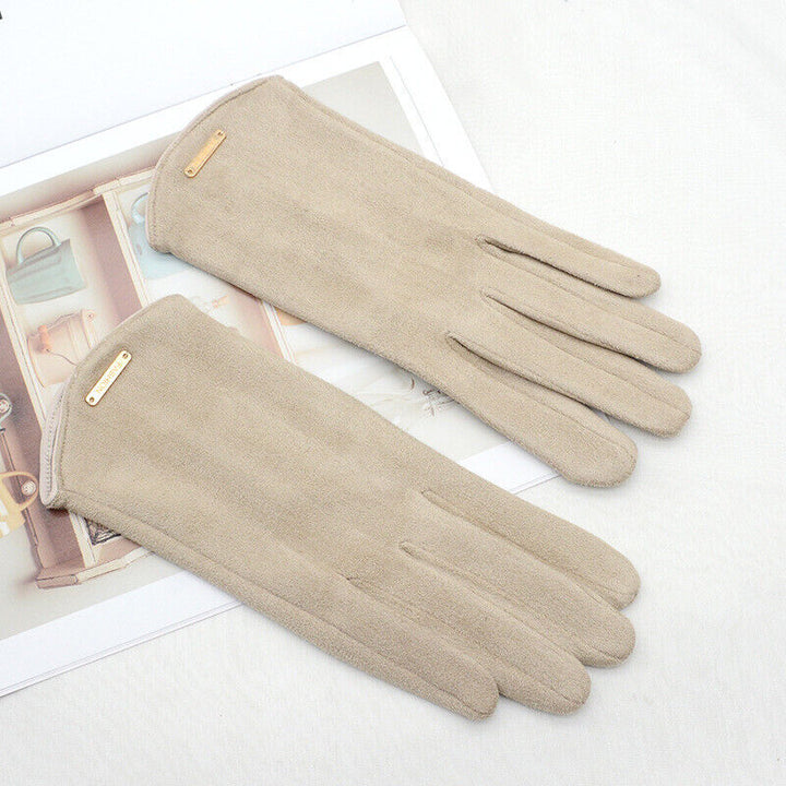 Classic Sweden Women's Gloves - SuaveTouch-Beige-Nora Luxe