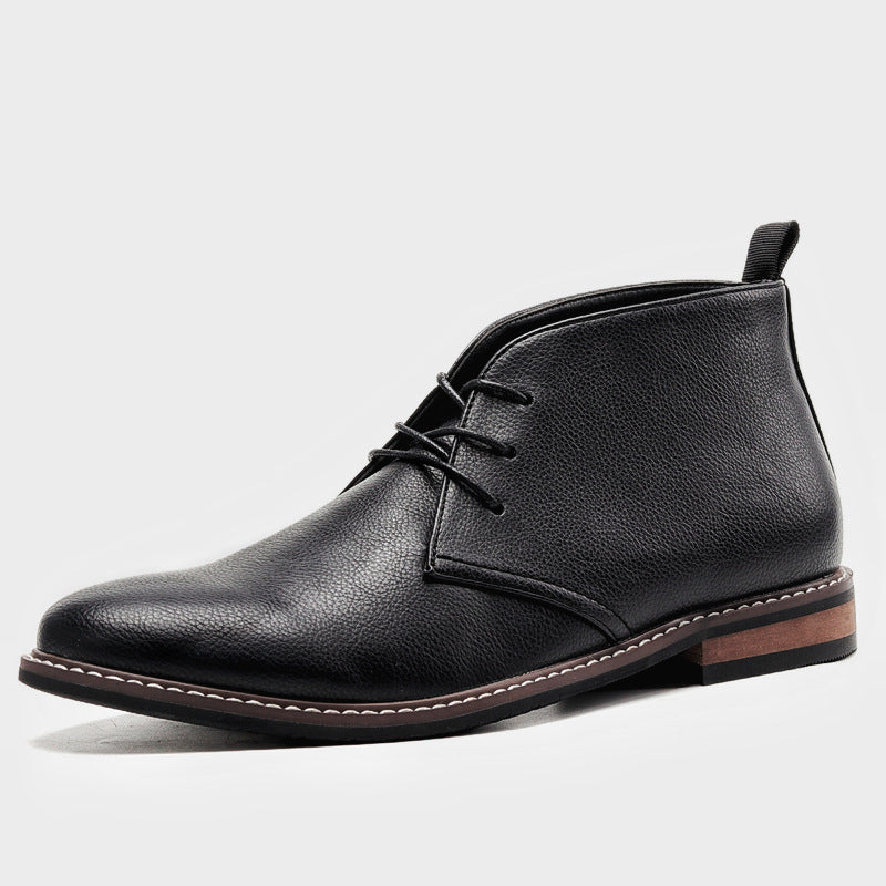 Classic Vintage Men's Shoes - Tobias-Black-5.5-Nora Luxe