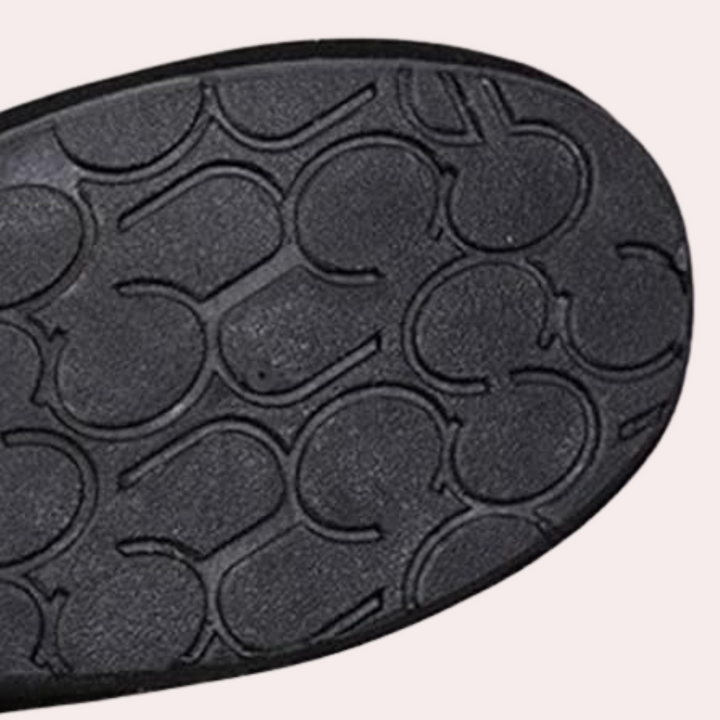 Classic Warm Ladies' Slippers - Selina-Black-3-Nora Luxe