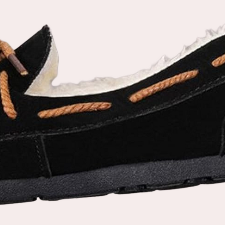 Classic Warm Ladies' Slippers - Selina-Black-3-Nora Luxe