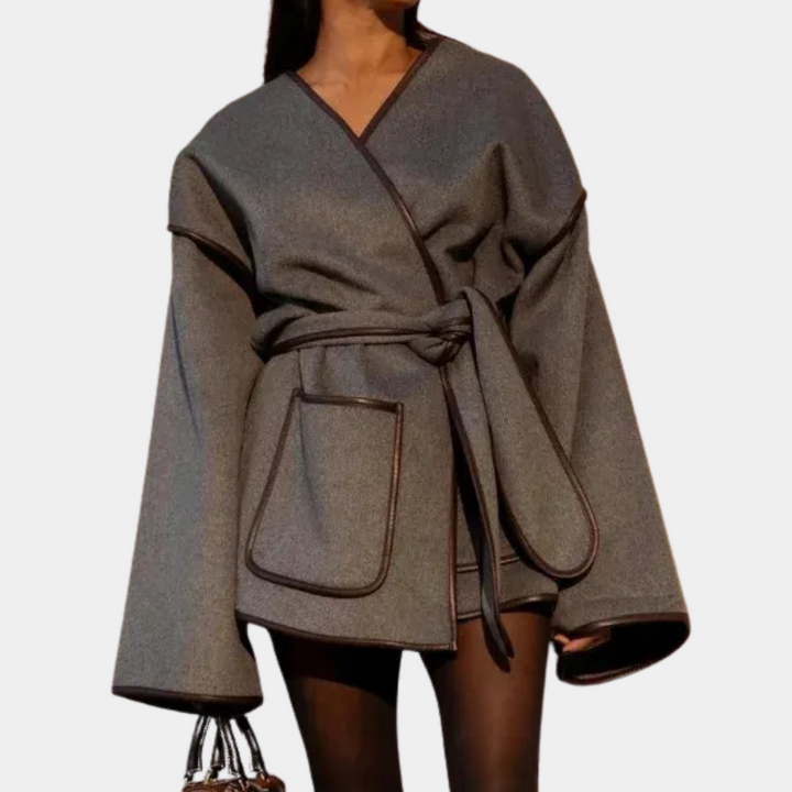 Classic Winter Coat for Women - Lucienne-XS-Nora Luxe