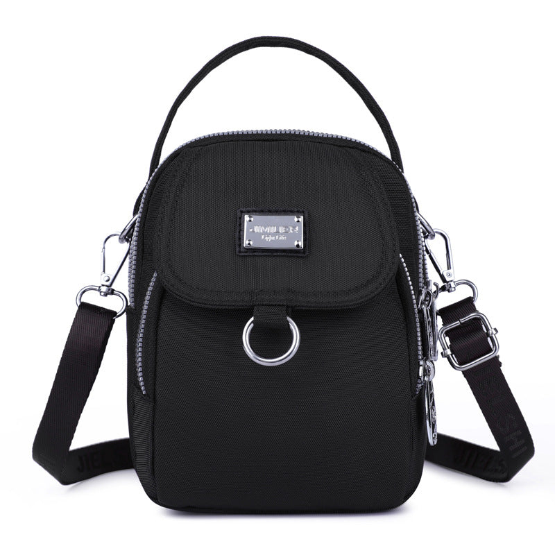 Classic Women's Bag with Ample Storage - Celeste-Black-The Livary