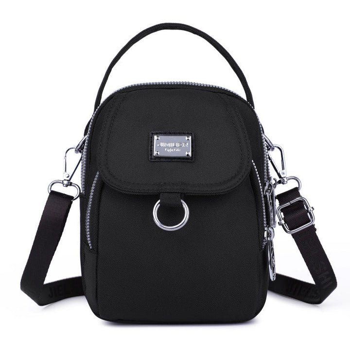 Classic Women's Bag with Ample Storage - Celeste-Black-The Livary