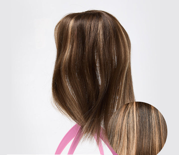 Clip-in Hair Piece with Bangs – Livia-02#-Nora Luxe