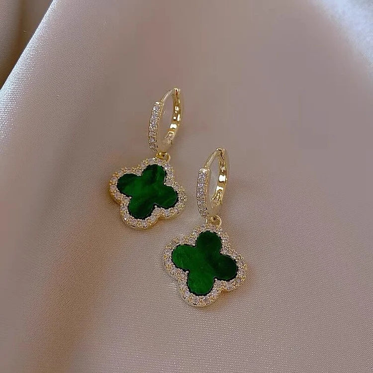 Clover Earrings - Clara-Green-Nora Luxe