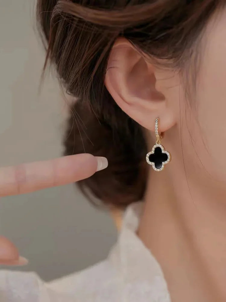 Clover Earrings - Clara-Green-Nora Luxe
