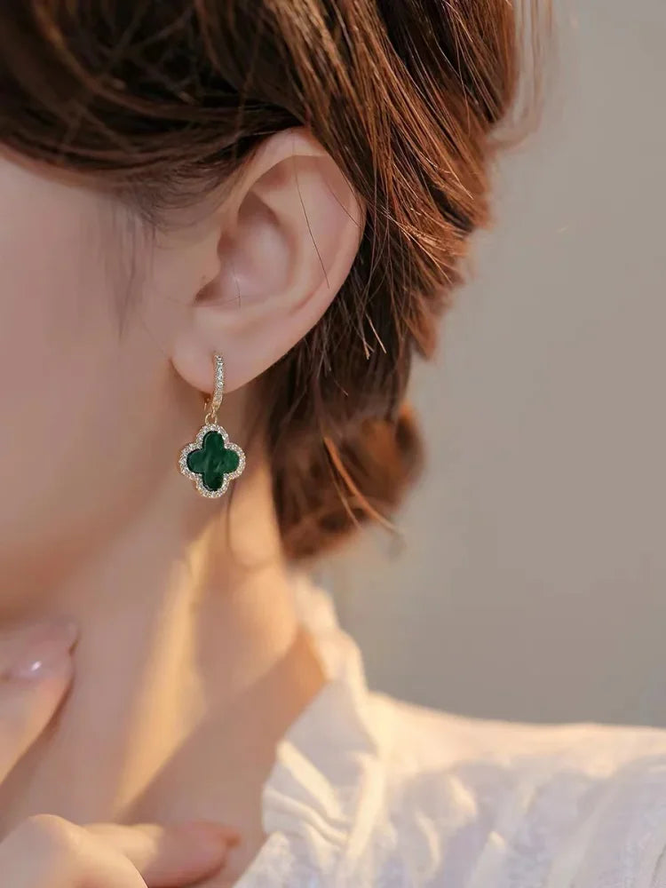 Clover Earrings - Clara-Green-Nora Luxe