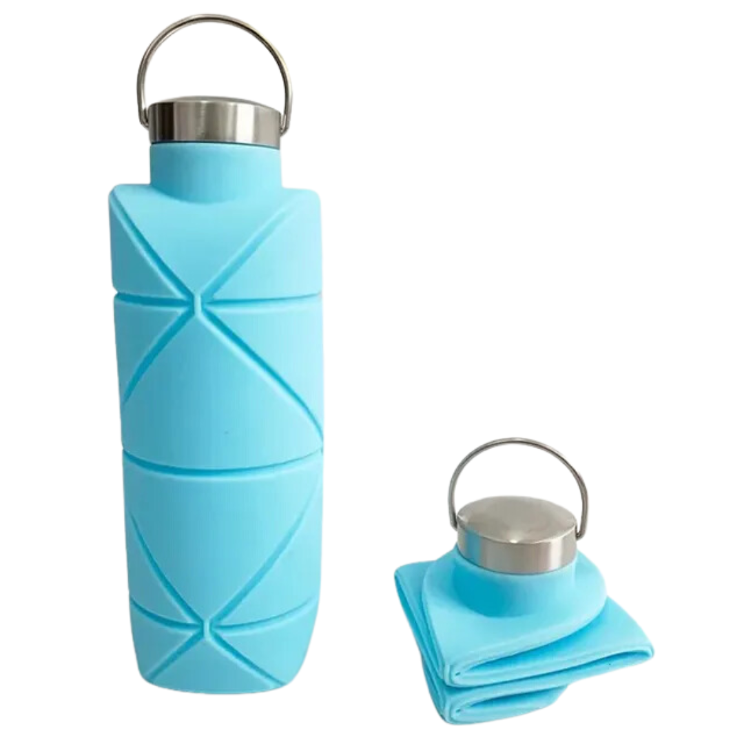 Collapsible Water Bottle 750 ML - AquaFold-Blue-Nora Luxe