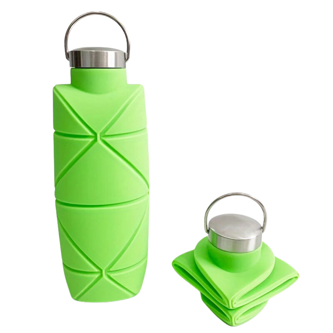 Collapsible Water Bottle 750 ML - AquaFold-Green-Nora Luxe